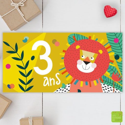 Carte d'anniversaire double avec enveloppe - 4 ans (petite princesse) - 🧸  La boutique en ligne Des Jouets Voyageurs