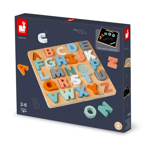 puzzle alphabet et ardoise janod