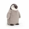 pingouin percy gris peluche jellycat