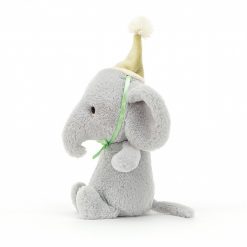 elephant jollipop avec son chapeau jellycat