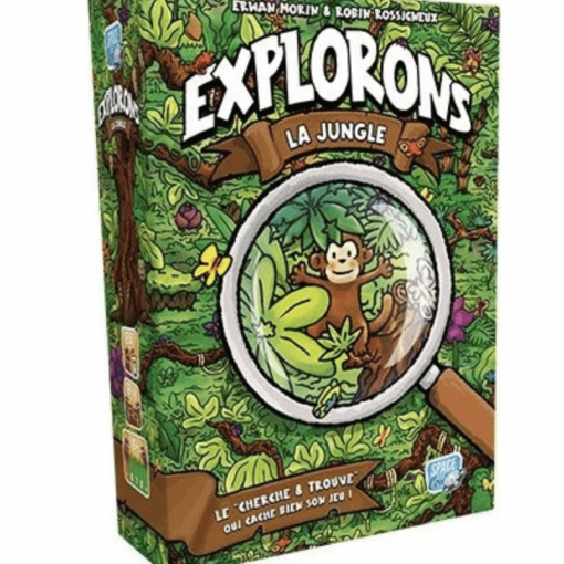 Le jeu de société Explorons La Jungle est un jeu de rapidité et d'observation. À partir de 6 ans.