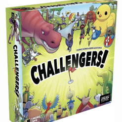 Assemblez votre équipe de rêve avec le jeu de société Challengers ! Ce jeu interactif est accessible à partir de 8 ans. Jouez seul ou en famille !