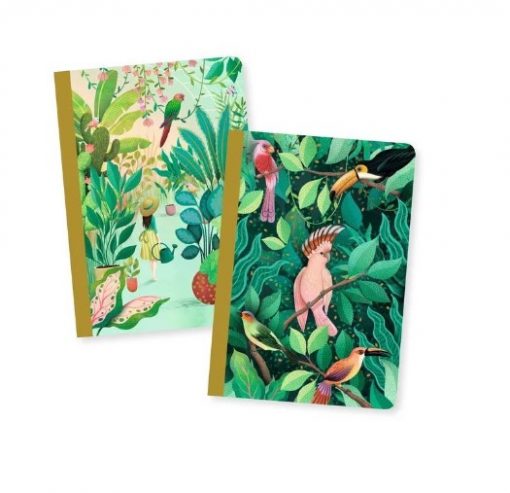 2 petits carnets lilly thème jungle