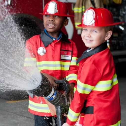 déguisement de pompier taille 5-6 ans