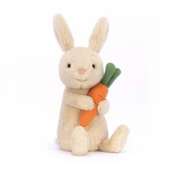 Lapin beige avec sa carotte Jellycat
