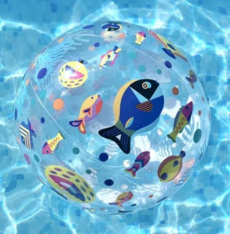 ballon poissons transparent
