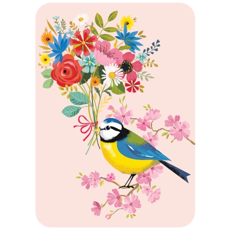 Carte postale bouquet de fleurs cartes d'art